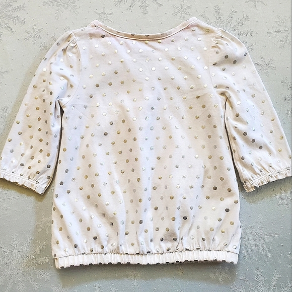 Genuine Kids from OshKosh Cream White & Metallic Silver (3) Piece Set 24 Months - Picture 7 of 14